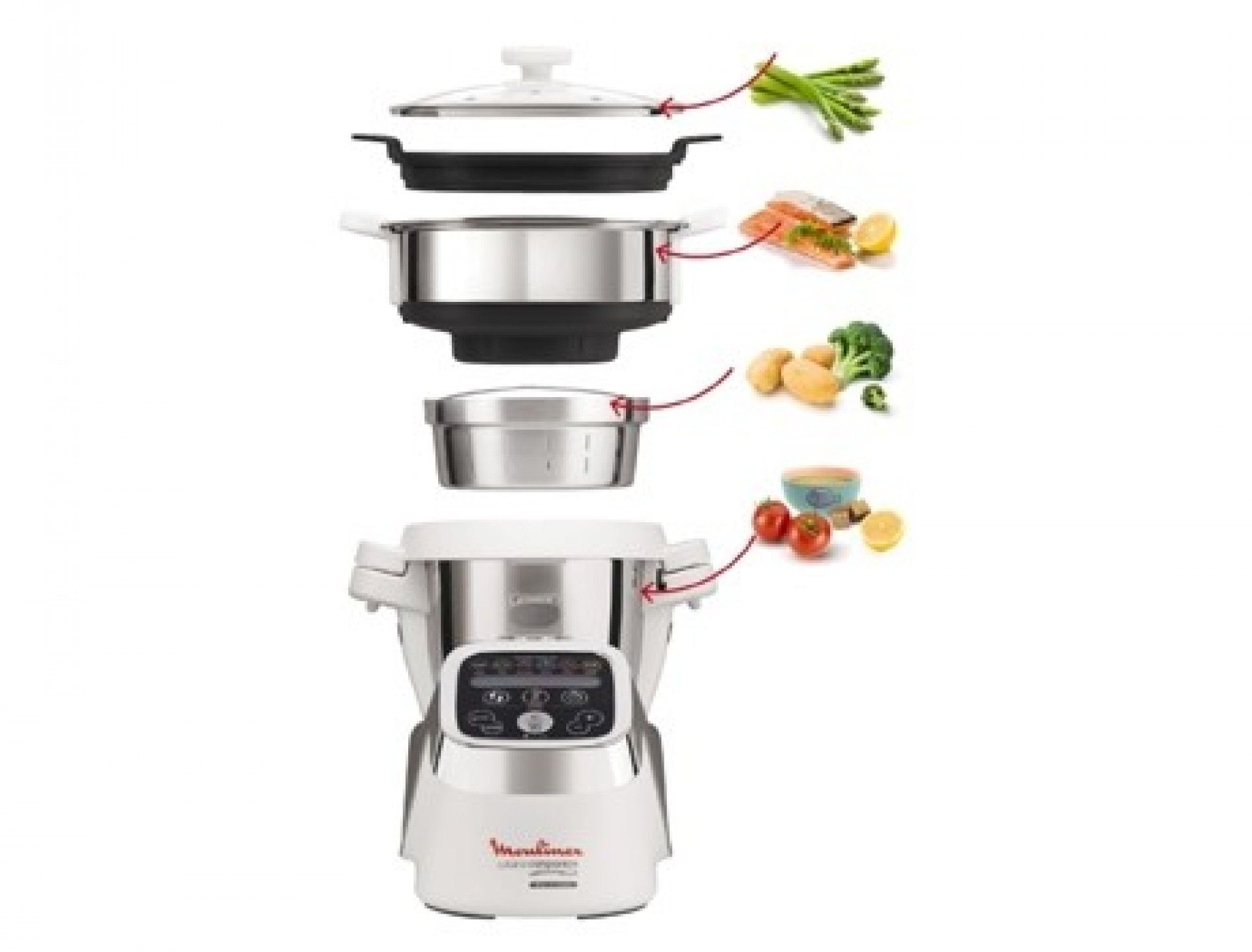 ROBOT CUISINE COMPANION MOULINEX - HF800BXF