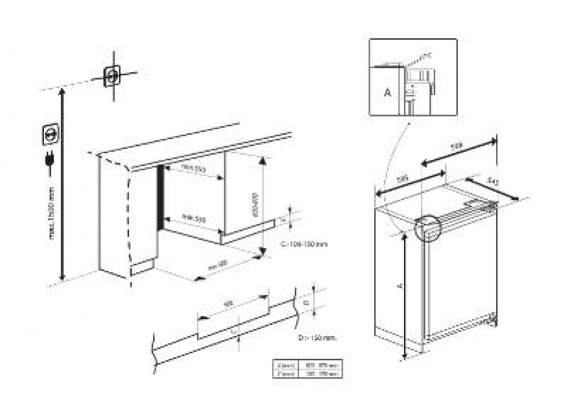 Congelador Beko Encastre-BU1203N