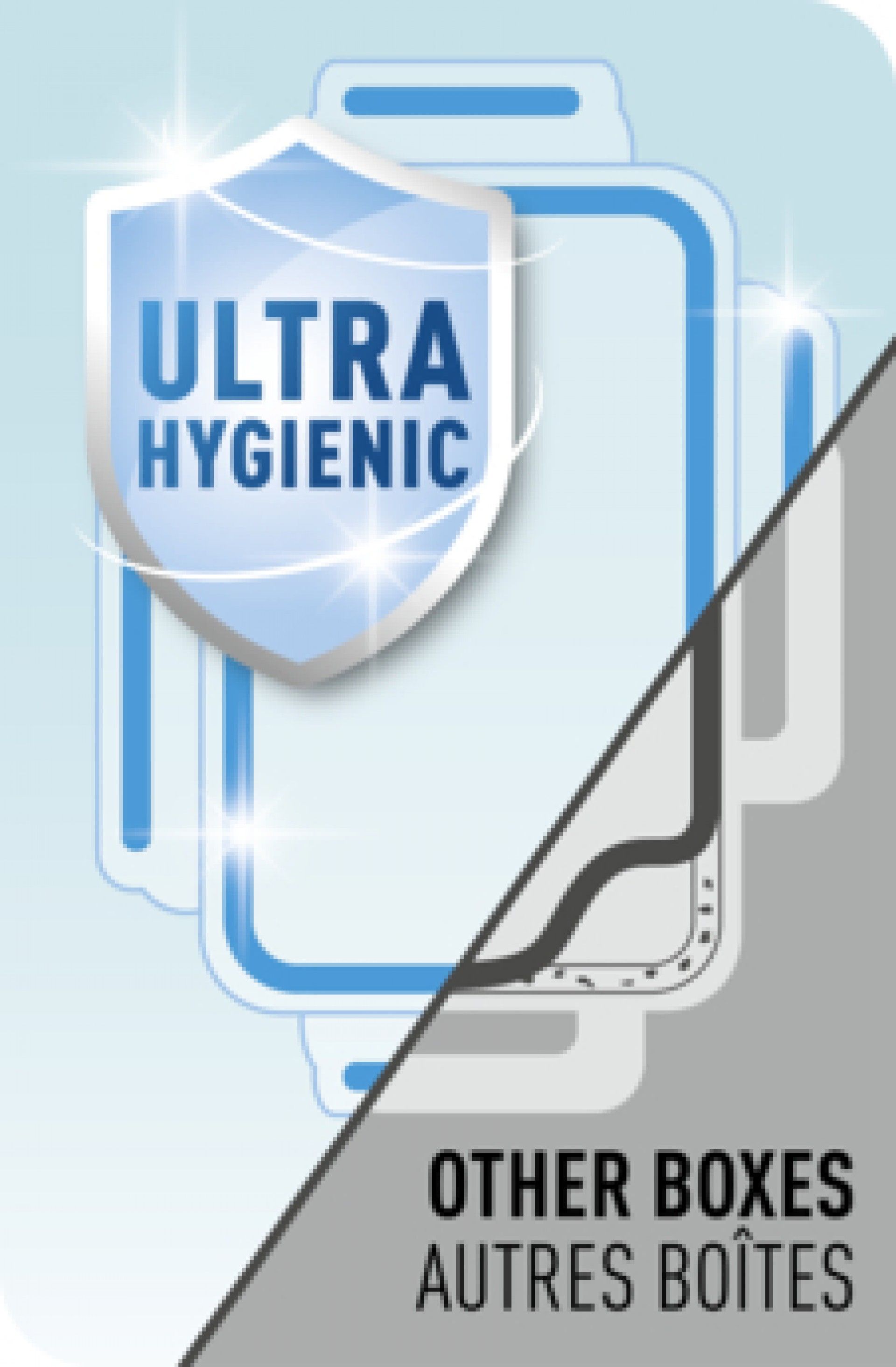 Tefal Conjunto de 5 caixas 3,70l+1l+0,55l+0,25l+0,15l azul K3029012