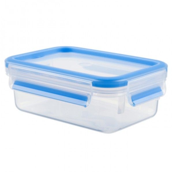 Tefal Caixa para conservação de alimentos retangular em plástico 0,8 l azul K3021812