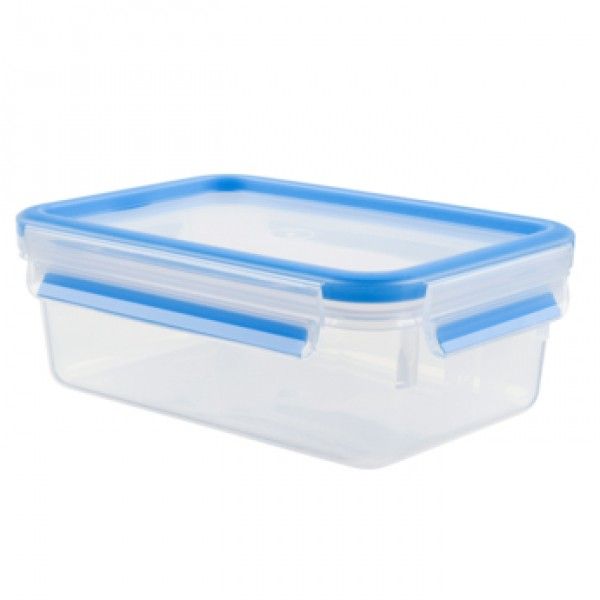 Tefal Caixa para conservação de alimentos retangular em plástico 0,55 l azul K3021112