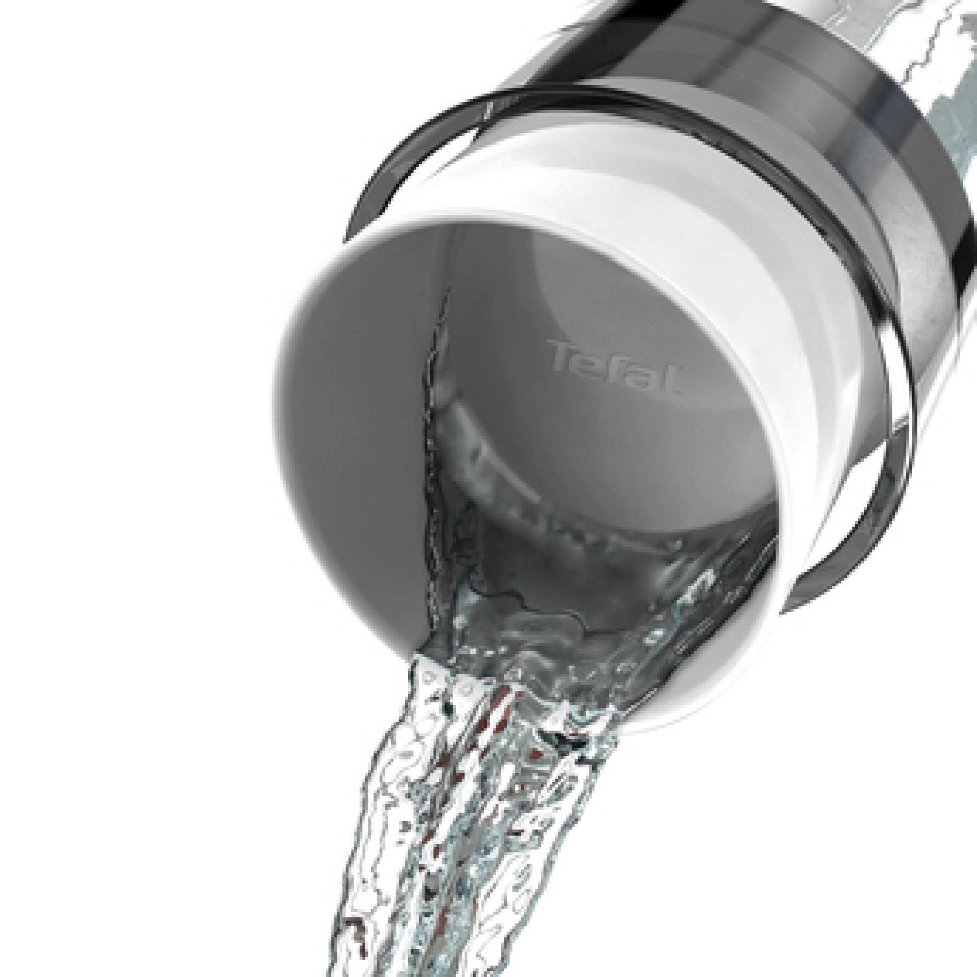 TEFAL FLOW SLIM VIDRO 1L BRANCA K3050112