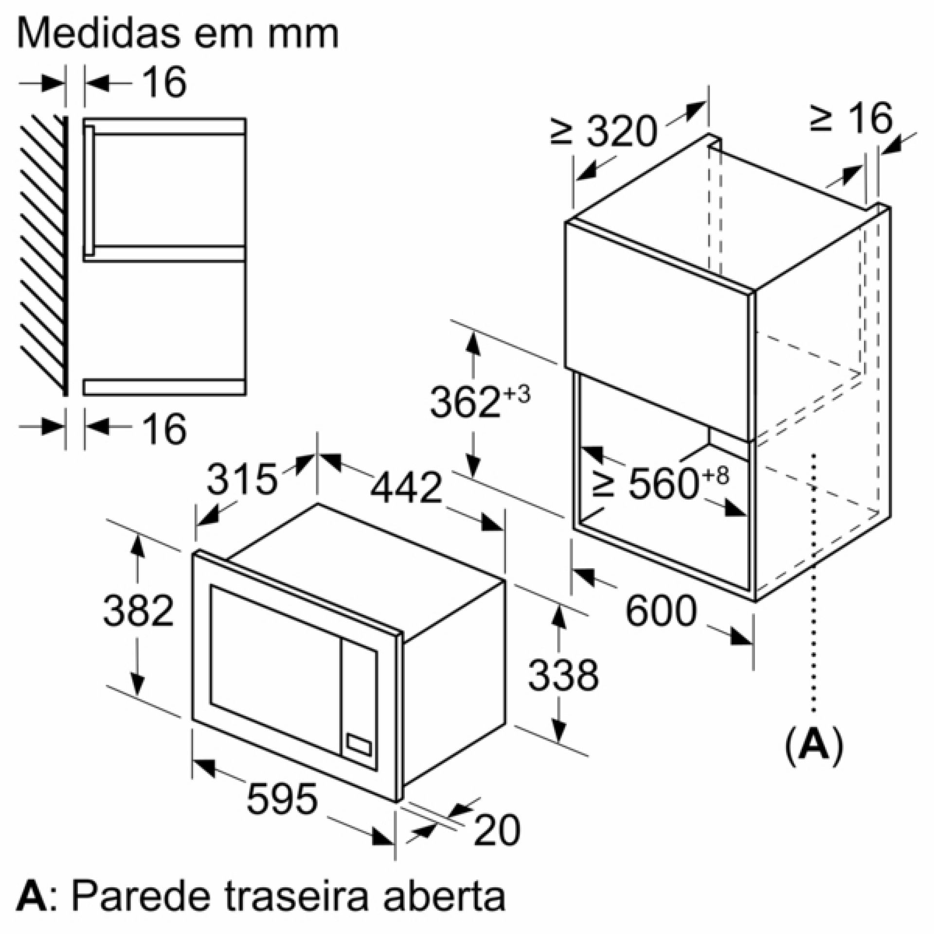 MICRO ONDAS ENCASTRE SIEMENS - BE623LMB3