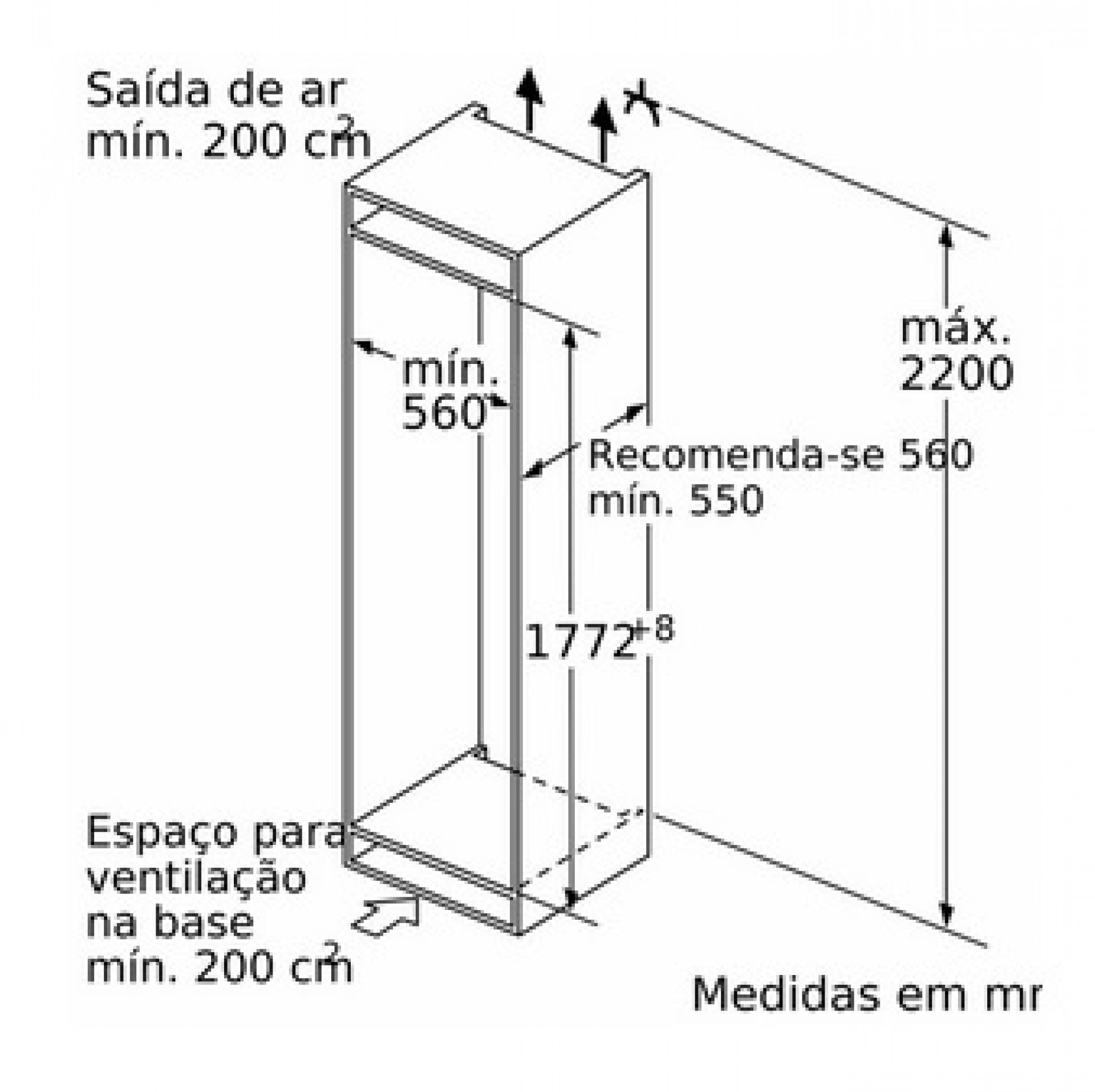 COMBINADO INTEGRÁVEL BOSCH - KIN86ADD0