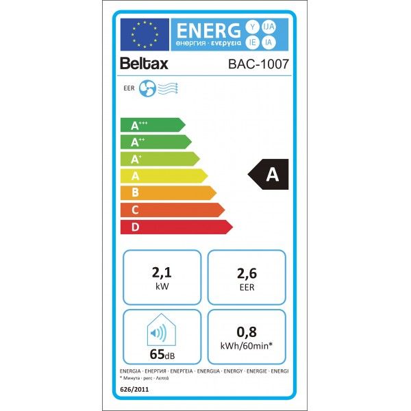 Ar condicionado porttil 7000BTU BAC-1007 Beltax