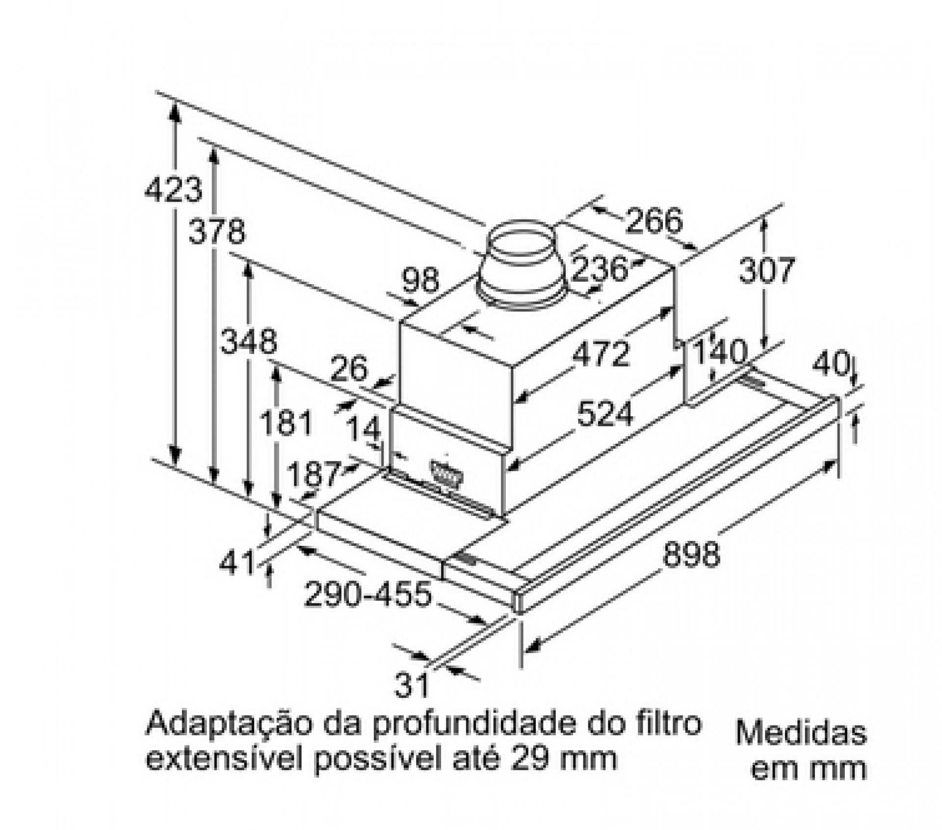EXAUSTOR TELESCÓPICO SIEMENS - LI99SA684