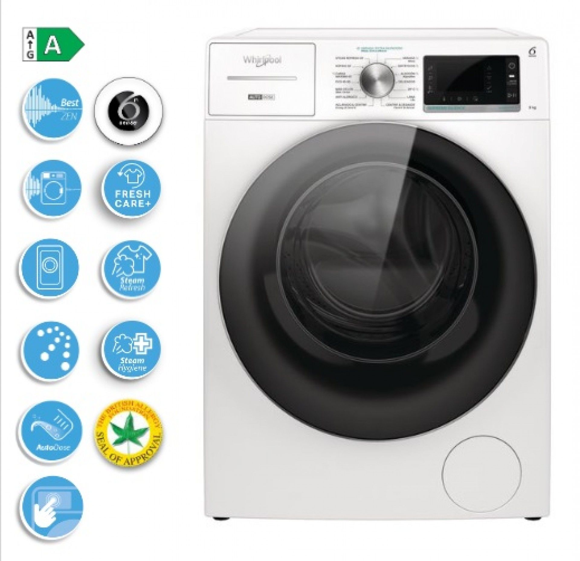 MÁQUINA DE LAVAR ROUPA WHIRLPOOL - W8 W946WR SPT