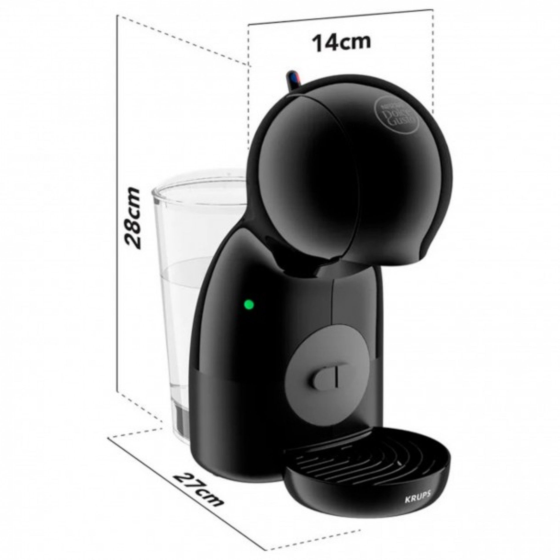 Krups Máquina Café DOLCE GUSTO Piccolo-KP1A3B16