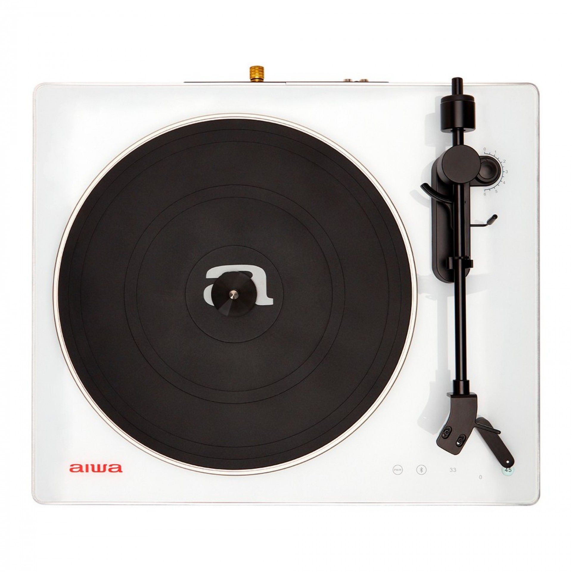 Gira-Discos Aiwa Bluetooth APX-680 White