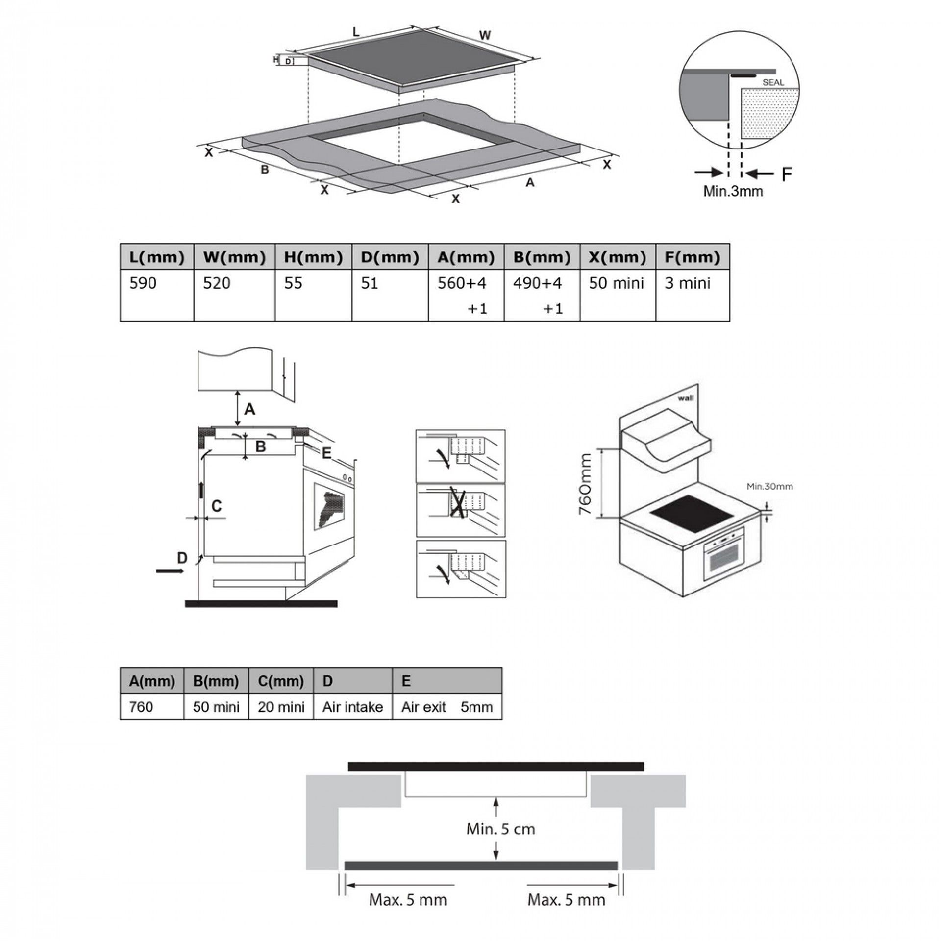 PLACA VITROCERÂMICA VOX - EBC410DBR1
