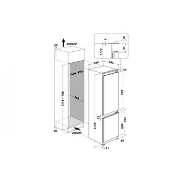 COMBINADO DE ENCASTRE DA WHIRLPOOL - ART 66102