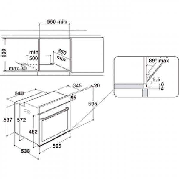 FORNO WHIRLPOOL - W6OS44S1HBL