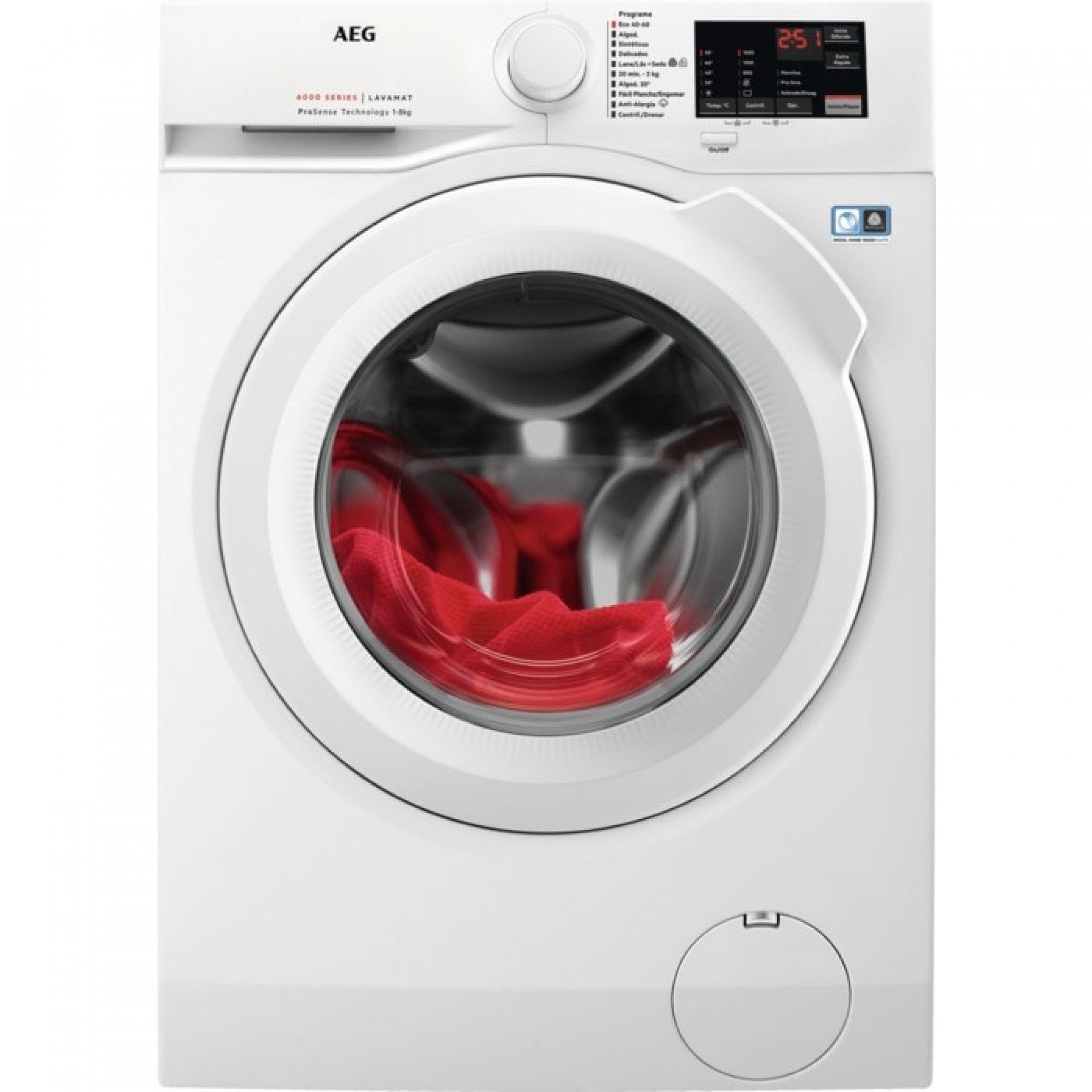 MÁQ LAVAR ROUPA 8.0 kg 1400RPM AEG - LFA6I8472A