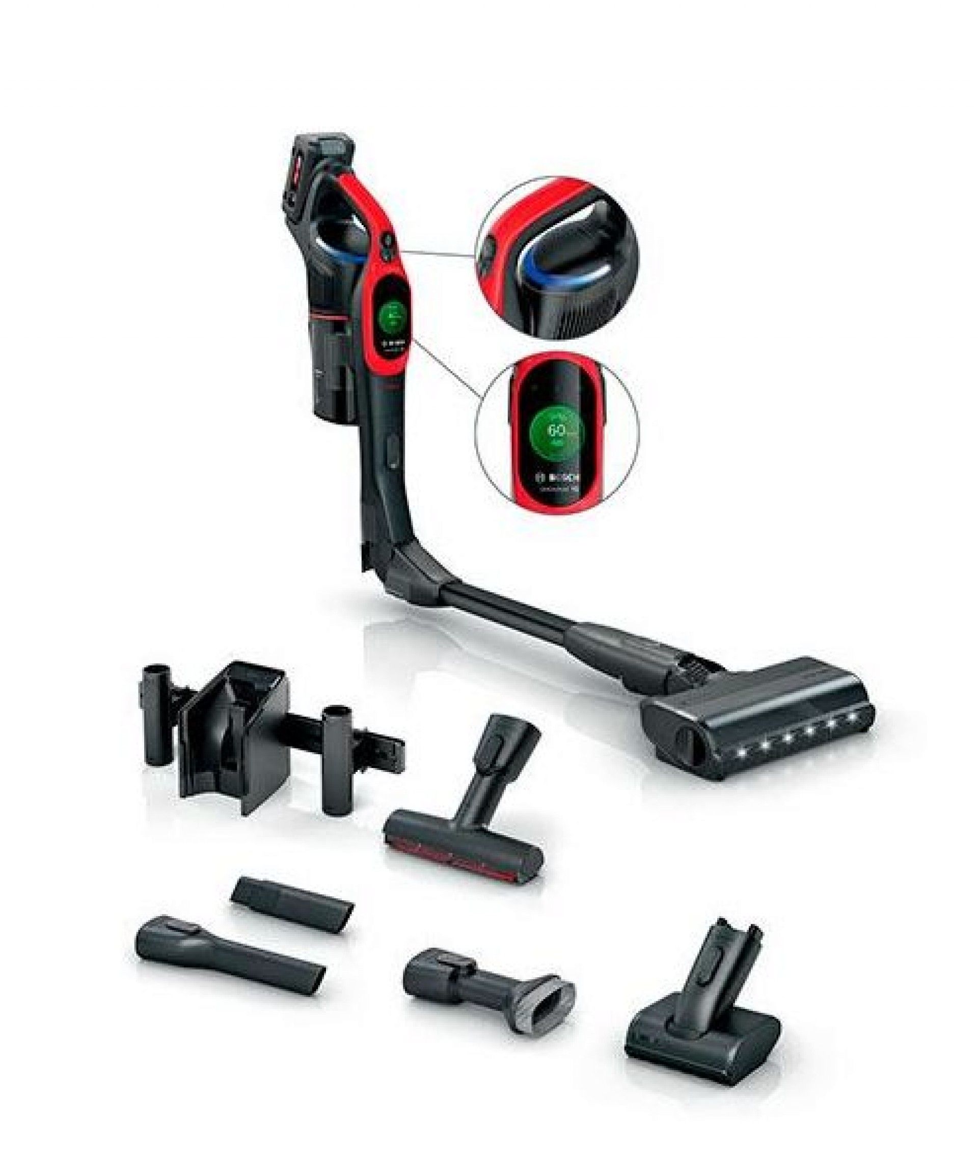 BOSCH ASPIRADOR VERTICAL S/FIO MULTIFUNÇOES 18V 80min. AUTO - BCS1041PET