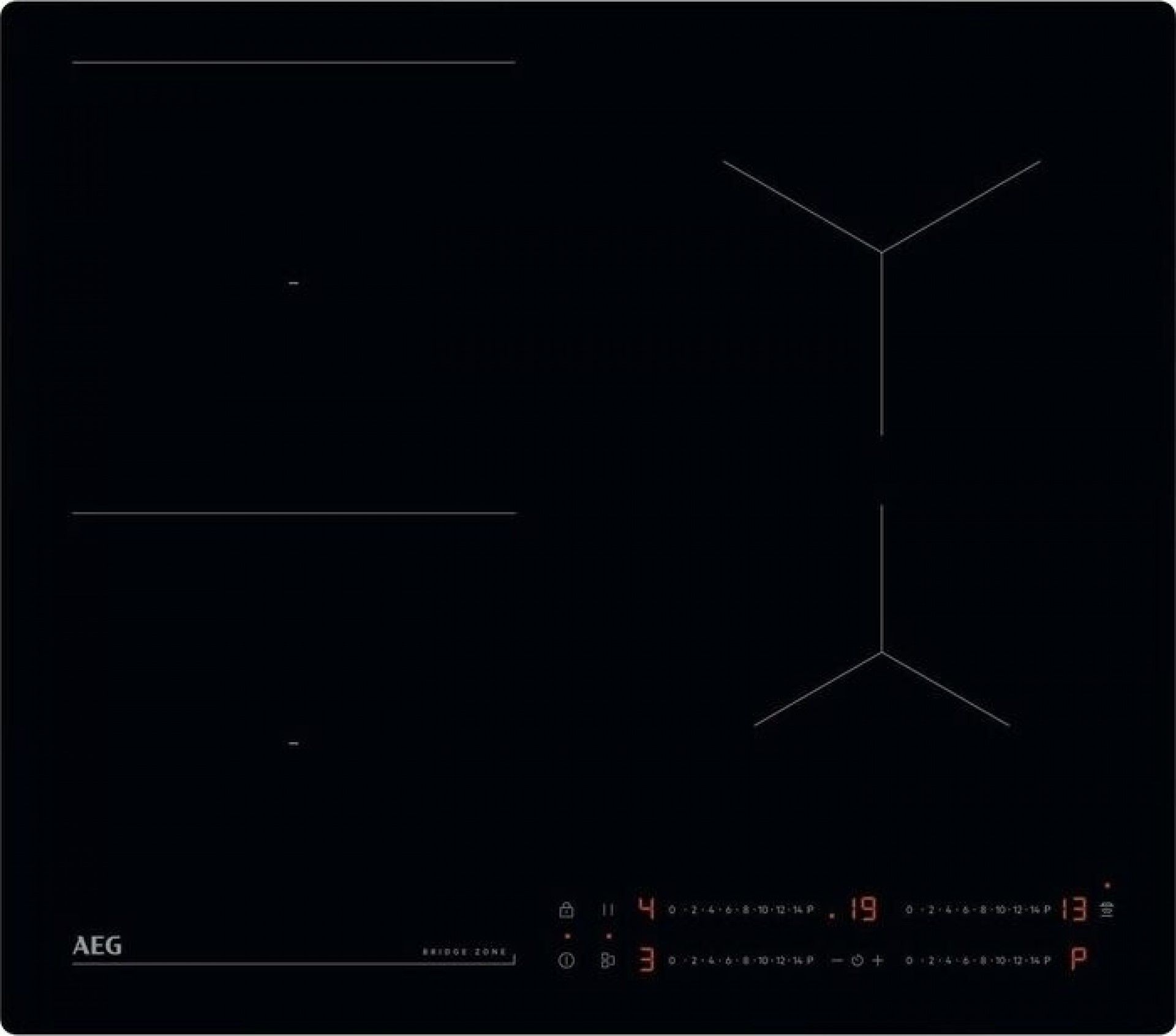 Placa de indução 6000 Bridge de 60 cm - TO64IB00IB