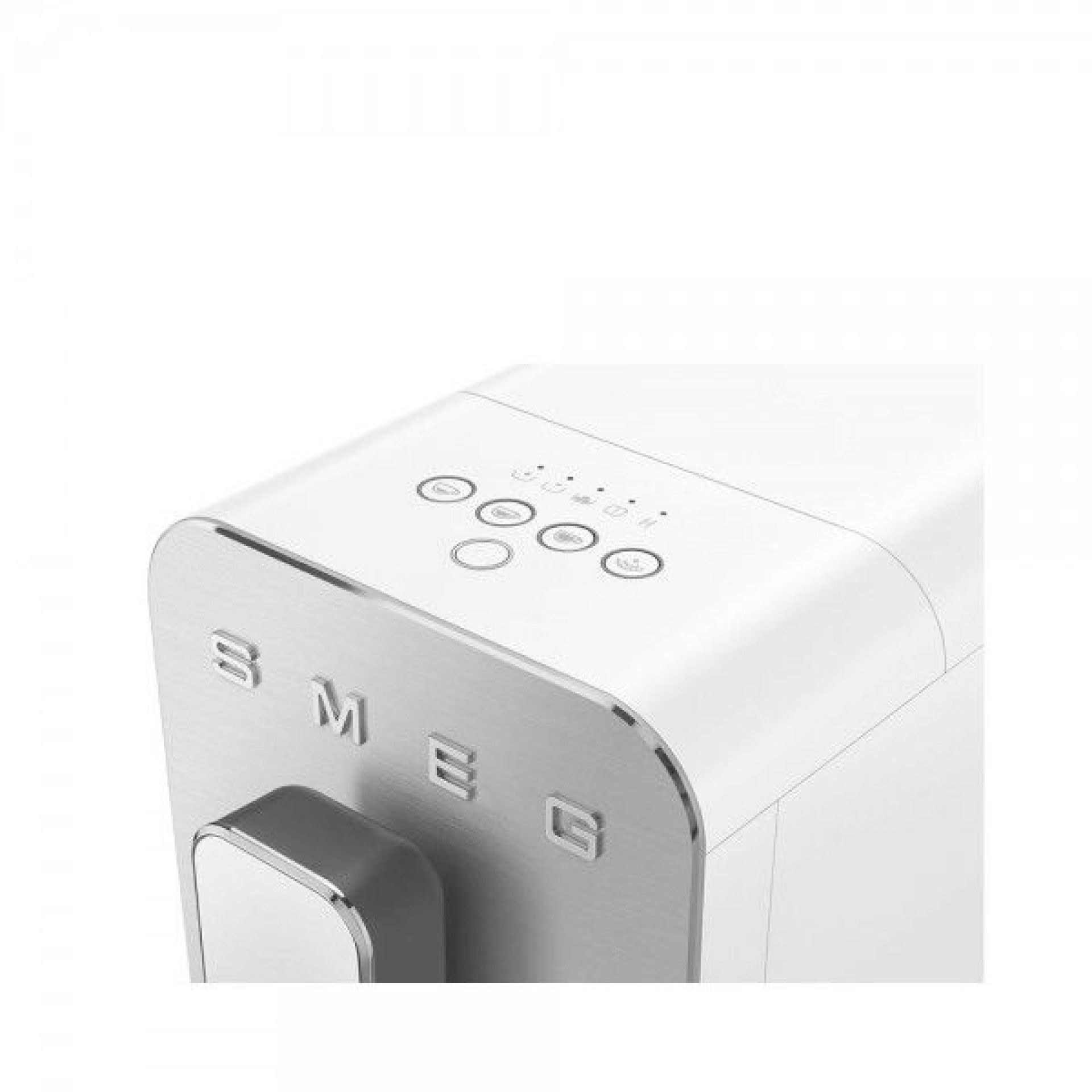 Máquina de Café Smeg Automática com Moinho Integrado Branco Mate BCC12WHMEU