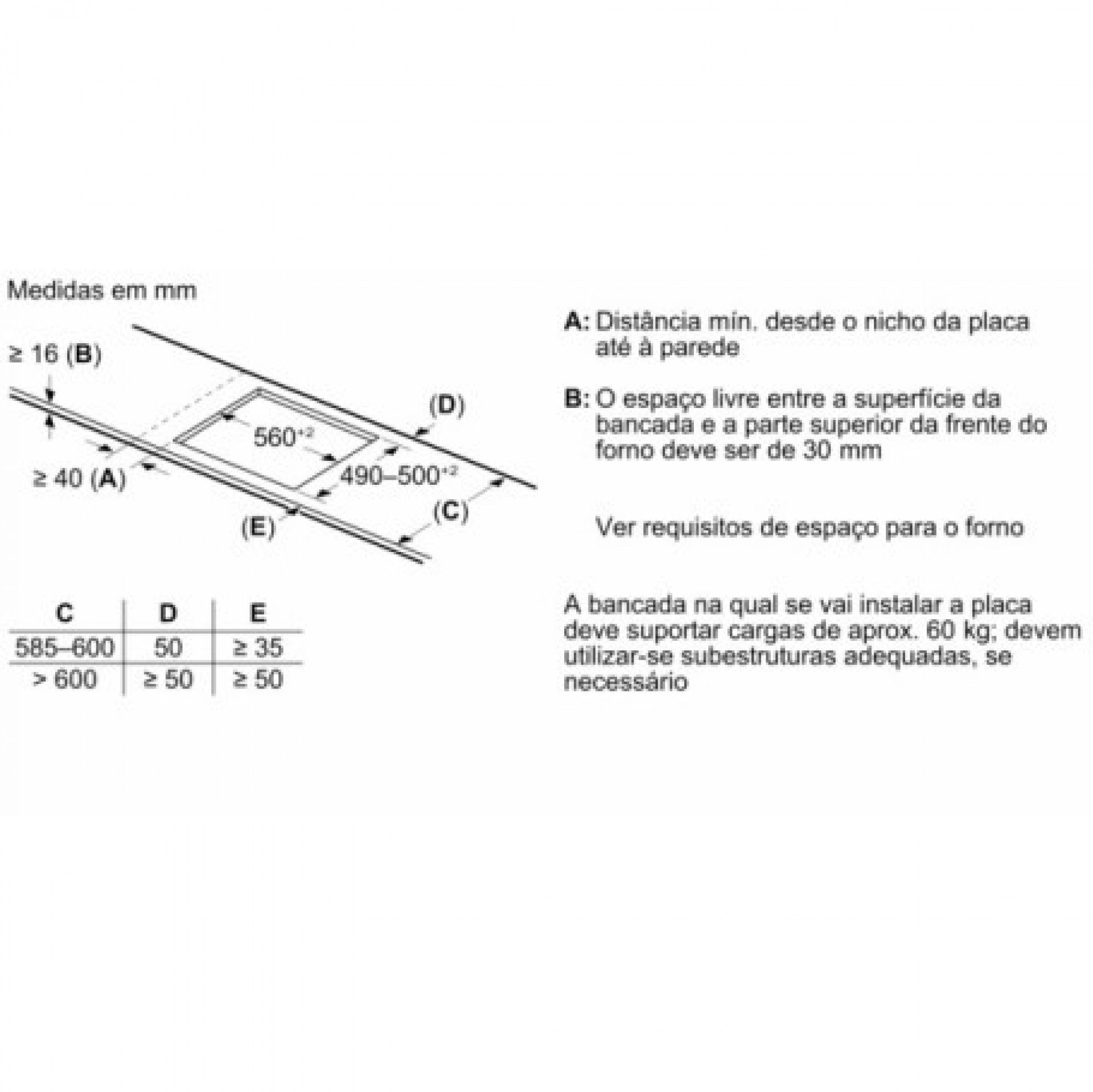Placa Indução Siemens ED61AHSC1E 59.2cm