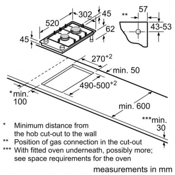 Placa Gás Siemens ER3A6BI40 30cm Gás Natural3A6BI40 30cm Gás Natural Placa Gás Siemens ER3A6BI40 30cm Gás Natural3A6BI40 30cm Gás Natural