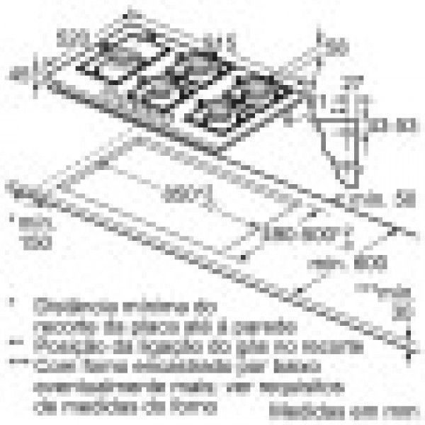 Placa Gás iQ700 Siemens ER9A6SH40 90cm Gás Natural Placa Gás iQ700 Siemens ER9A6SH40 90cm Gás Natural