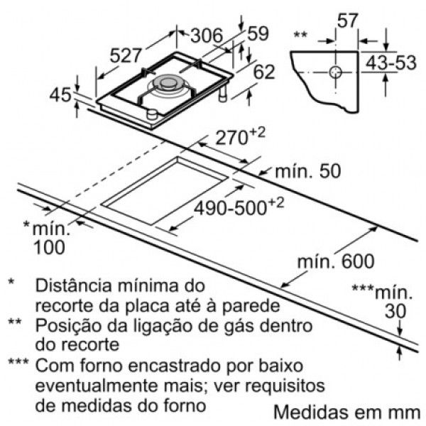 Placa Gs Bosch PRA3A6I10 30cm