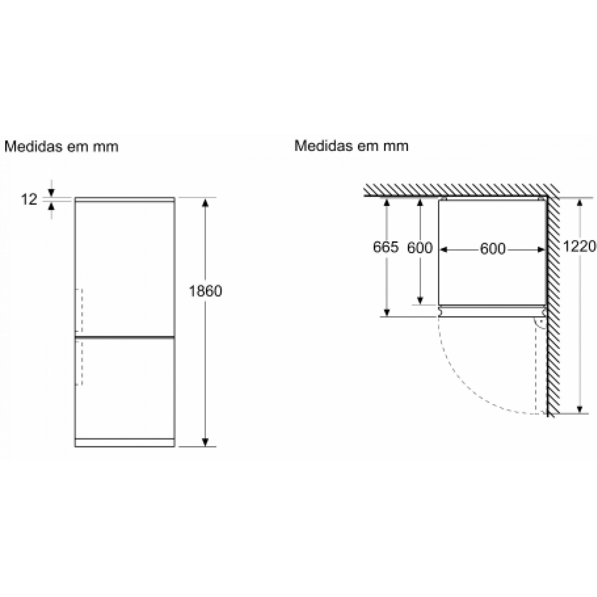 Frigorífico Combinado Bosch KGN362ICF 321L Classe C
