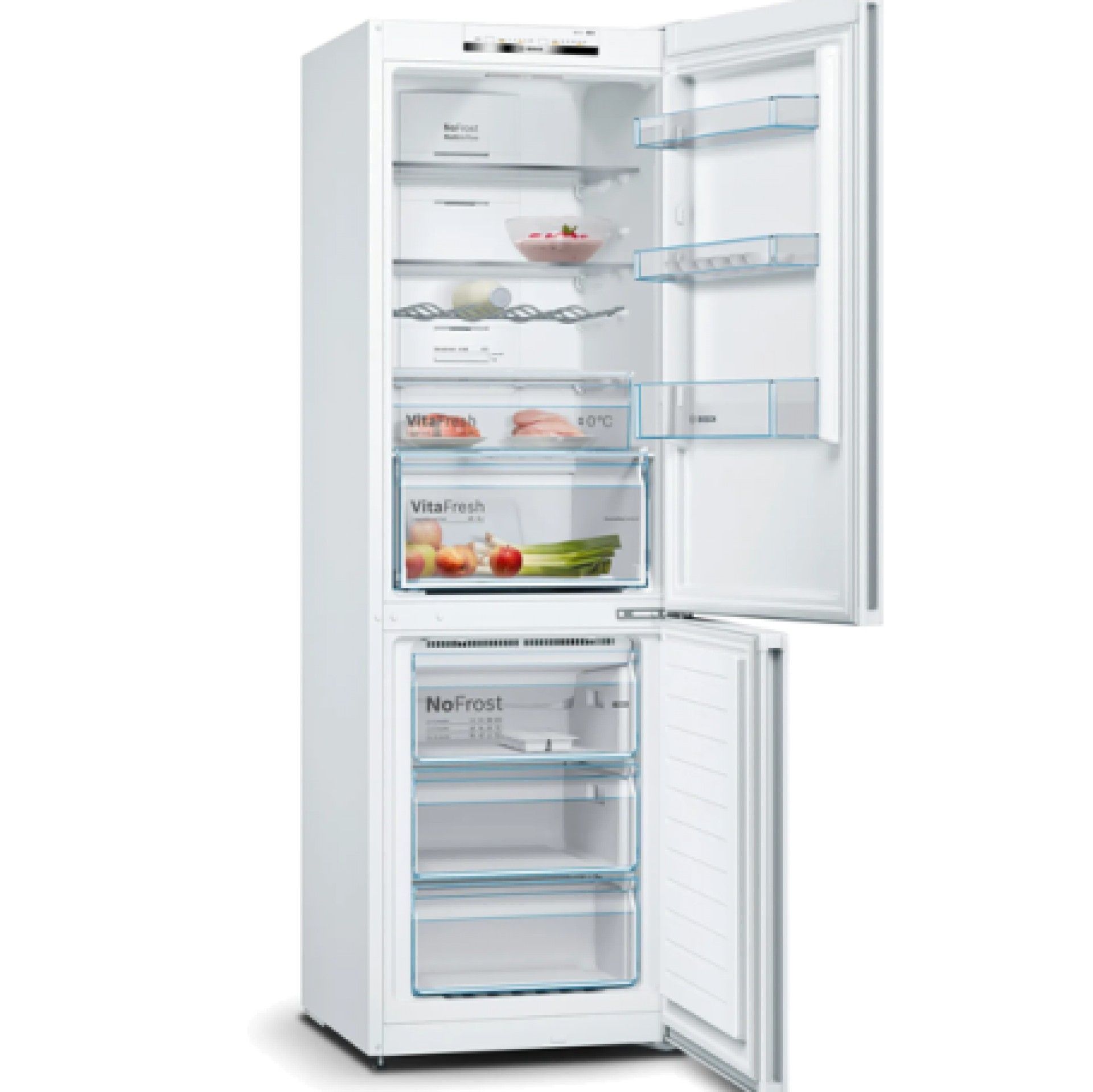 Frigorífico Combinado Bosch KGN36VWDB 326L