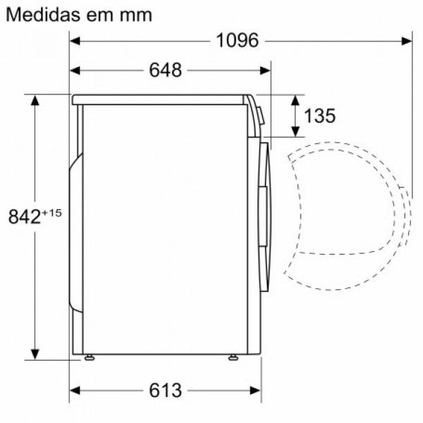 M�quina de Secar Roupa Balay 3SB093BC 9Kg