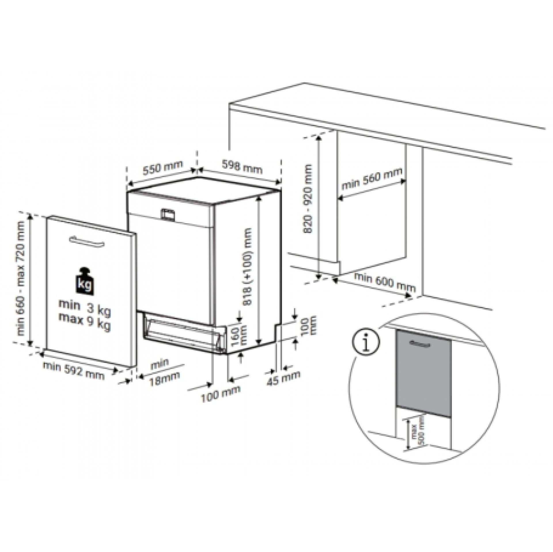 Máquina de Lavar Loiça Beko BDIN38560C 15 Talheres Classe A