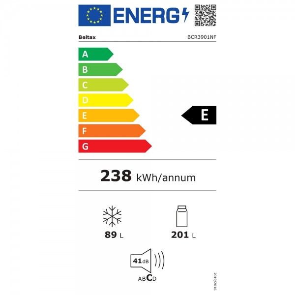 Frigorífico combinado No Frost Beltax BCR3901NF Frigorífico combinado No Frost Beltax BCR3901NF