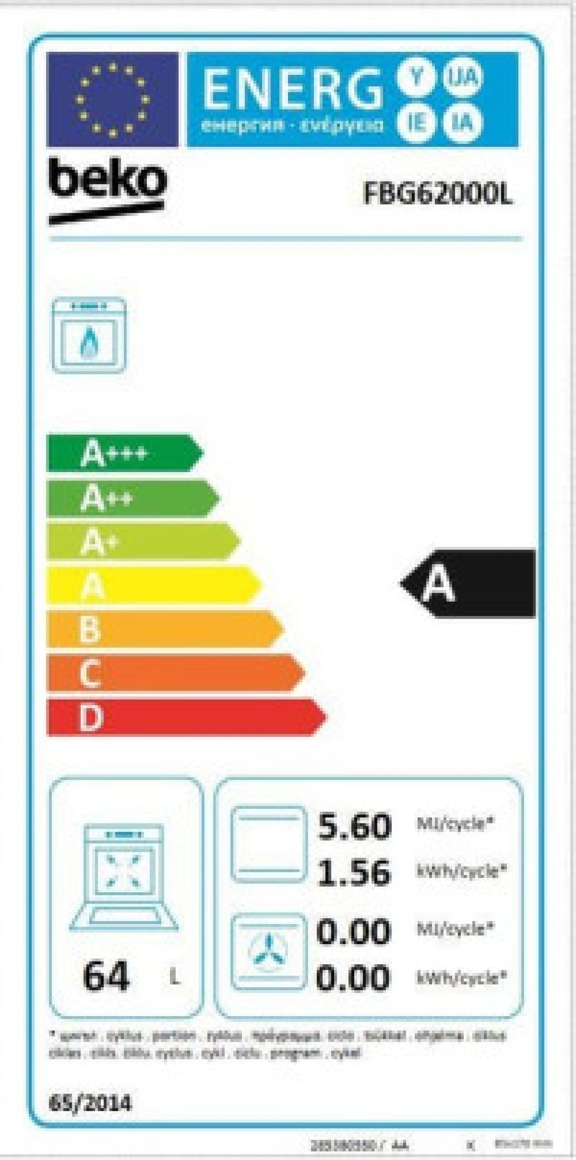 Fogão Beko FBG62000L