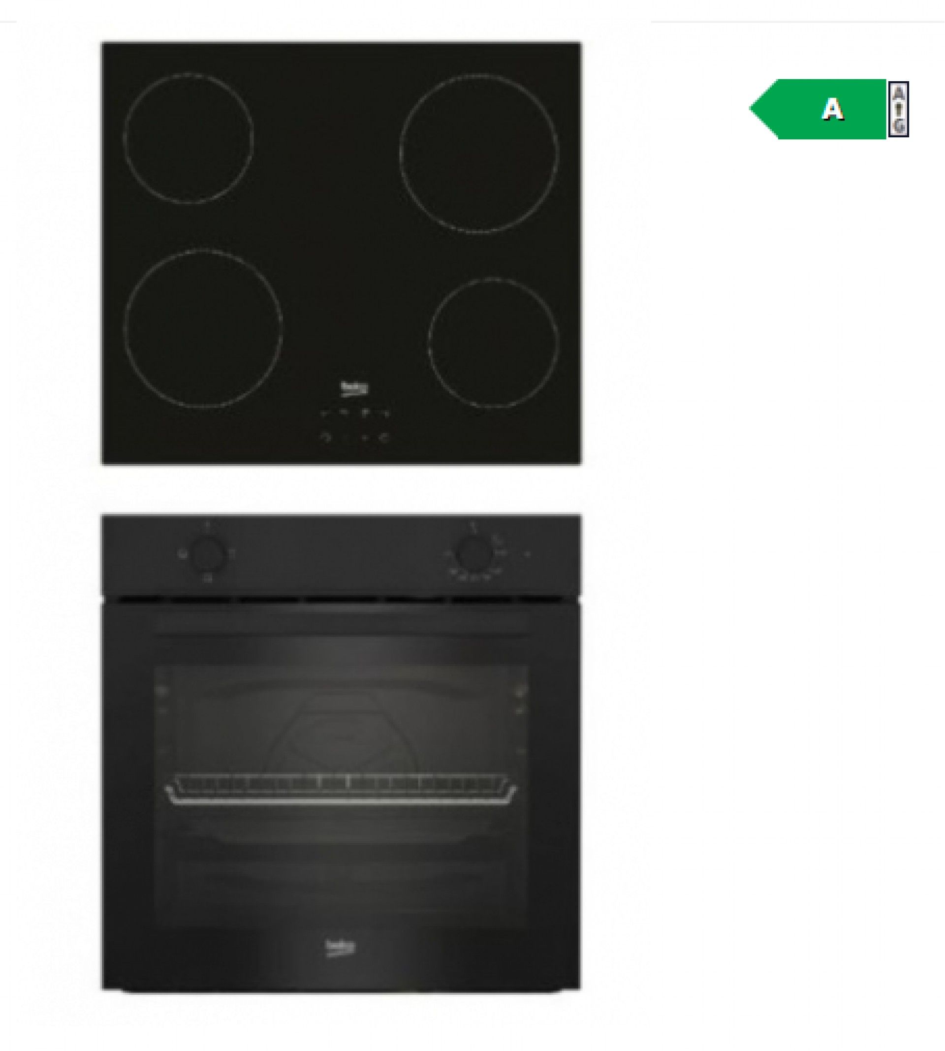 BBSC11020B - Conjunto de forno e placa vitrocerâmica BEKO