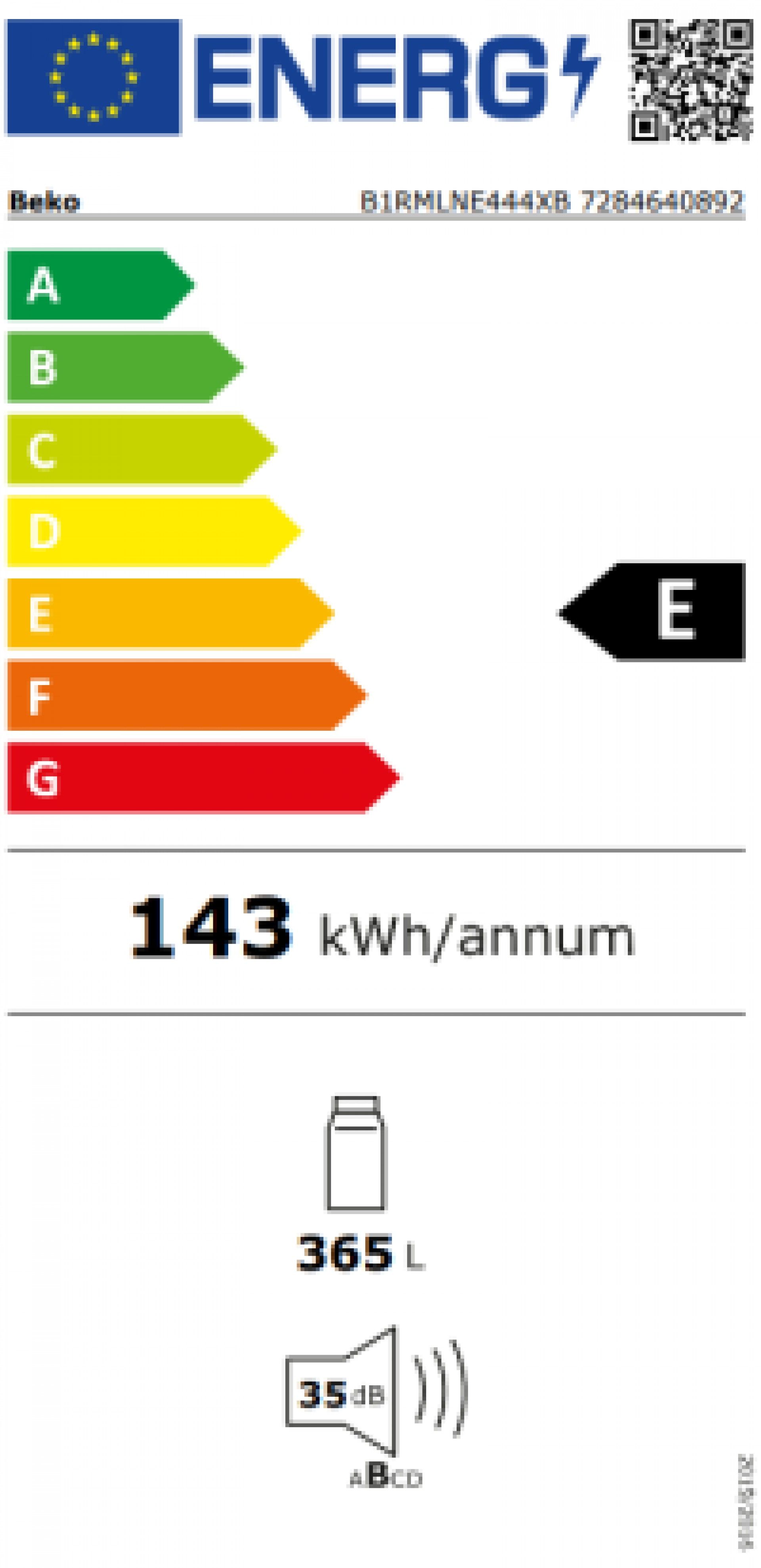 Frigorífico Beko B1RMLNE444XB