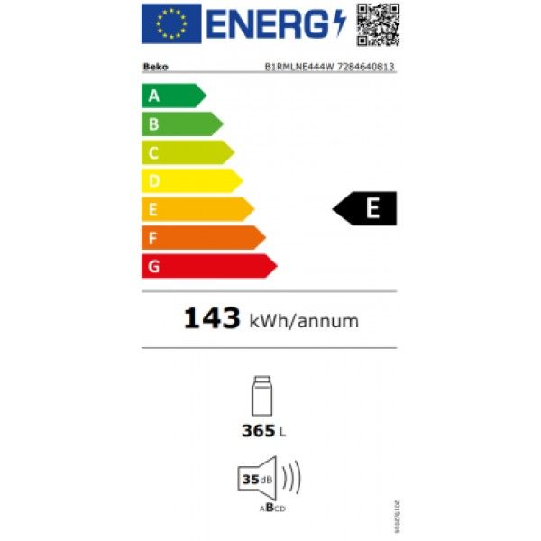 Frigorífico Beko B1RMLNE444W Frigorífico Beko B1RMLNE444W