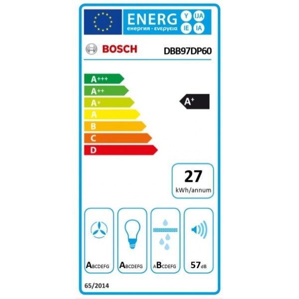 Exaustor Bosch DBB97DP60 90cm Classe A Exaustor Bosch DBB97DP60 90cm Classe A
