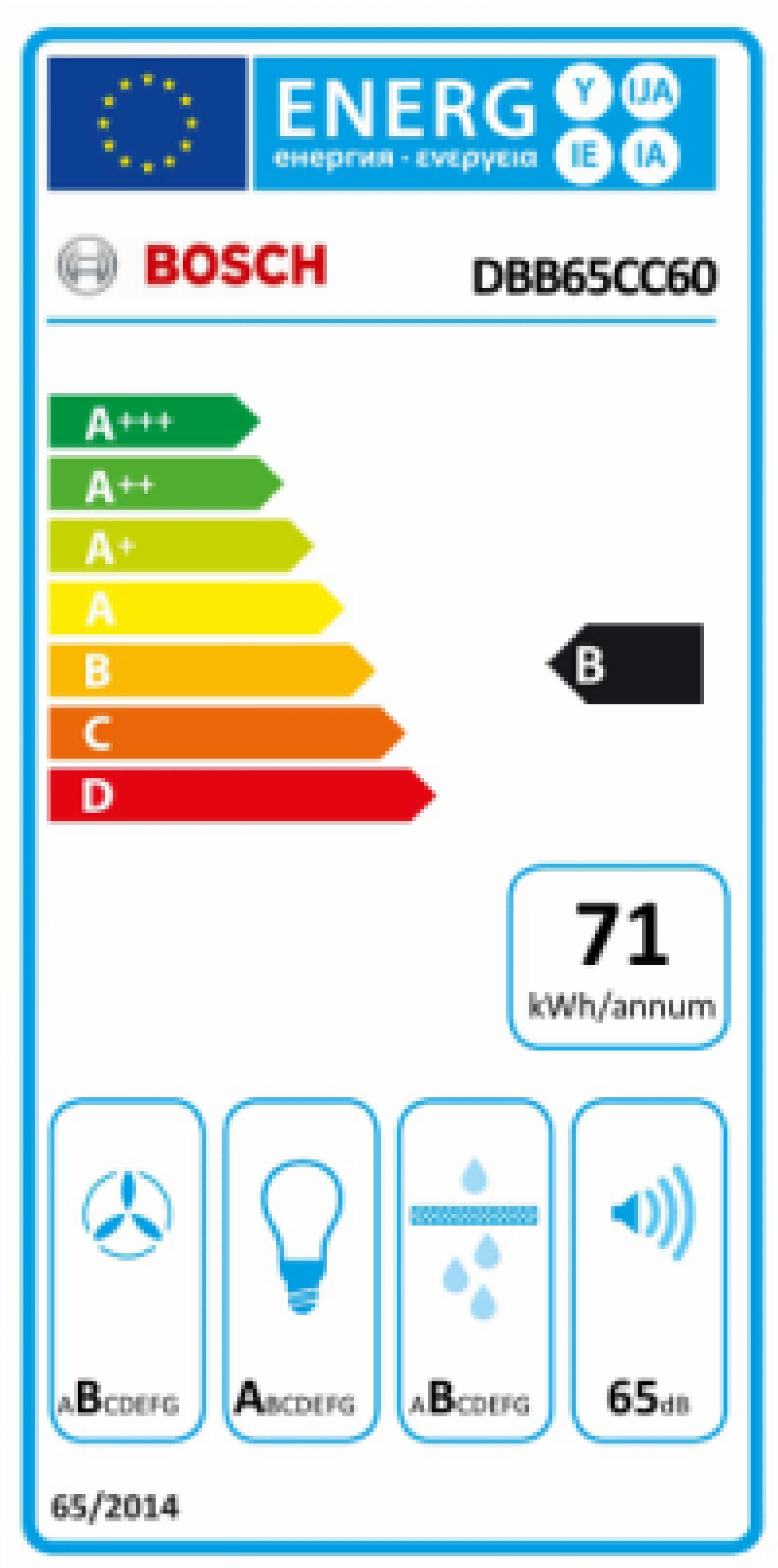 EXAUSTOR BOSCH - DBB65CC60
