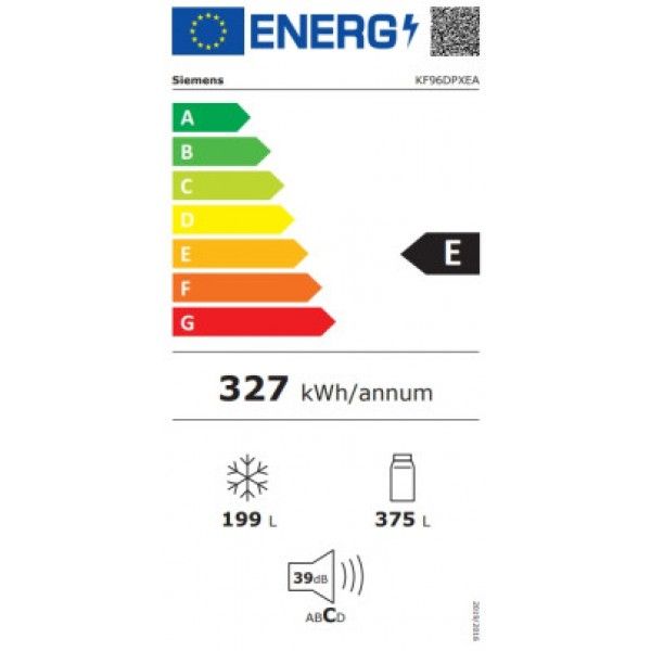 Frigorífico Americano Siemens KF96DPXEA 574L Frigorífico Americano Siemens KF96DPXEA 574L