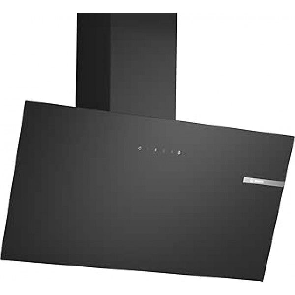 Serie 2 Chamin� de parede 80 cm Vidro preto, Preto DWK85DK60