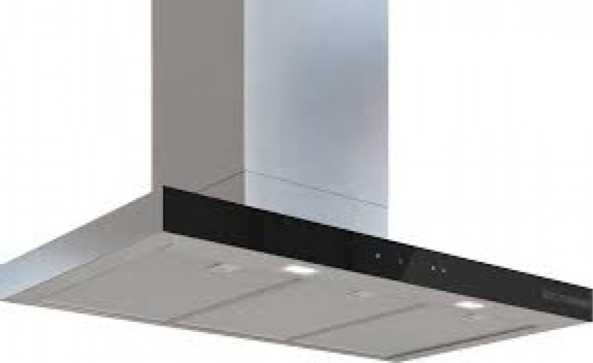 Serie 6 Chaminé de parede 90 cm Aço mate antidedadas DWB97DN30