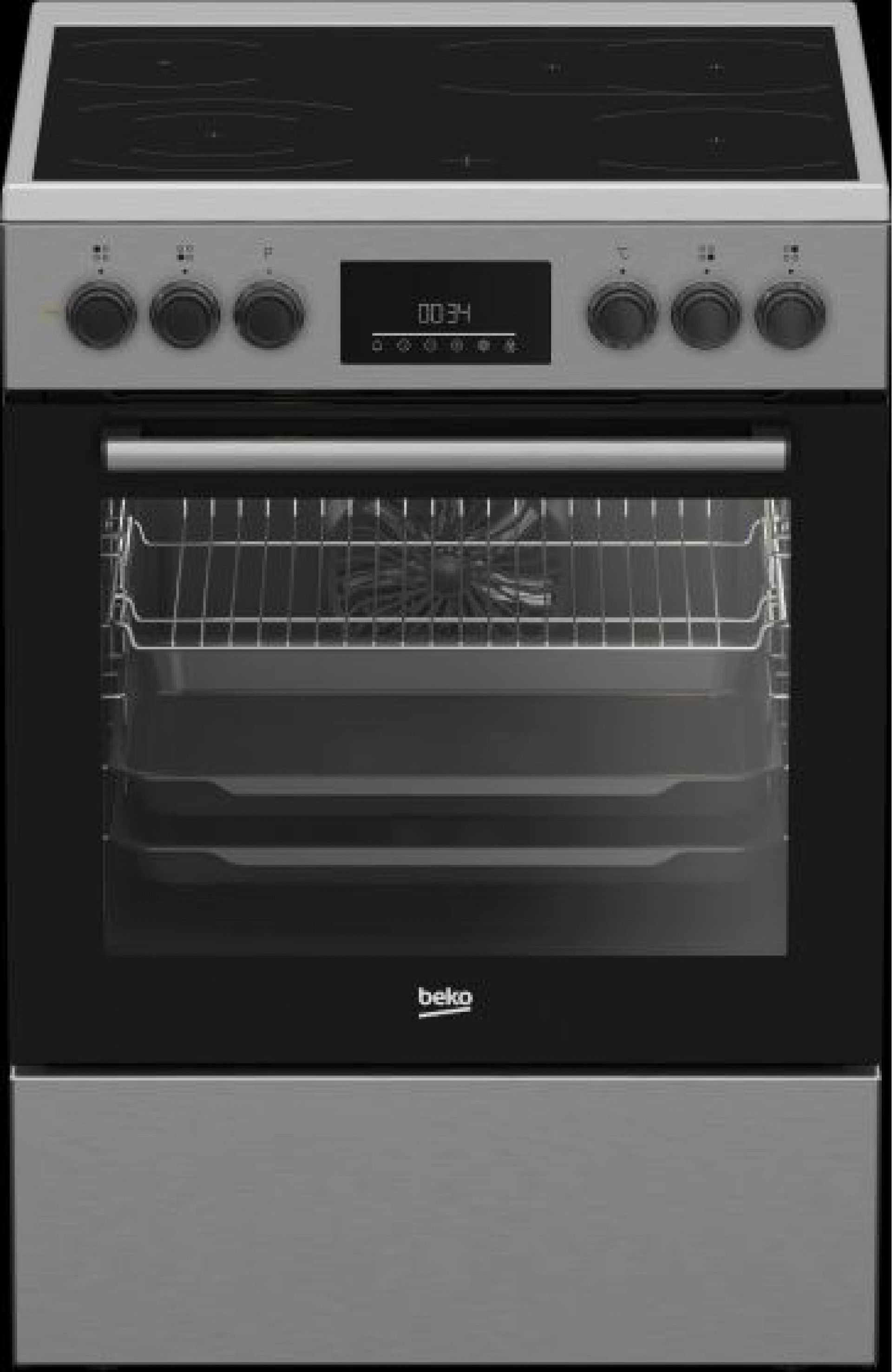 Fogão Vitrocerâmico Beko FBM67320XS