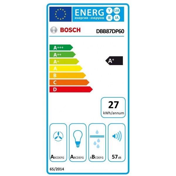 EXAUSTOR CHAMINE INTEGRAVEL BOSCH DBB87DP60 80cm EXAUSTOR CHAMINE INTEGRAVEL BOSCH DBB87DP60 80cm