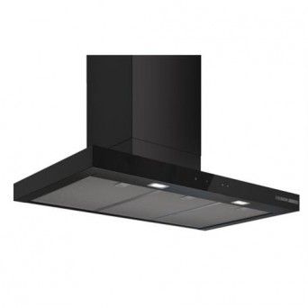 Serie 6 Chaminé de parede 90 cm Preto mate DWB97DN60 Serie 6 Chaminé de parede 90 cm Preto mate DWB97DN60