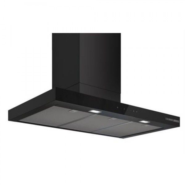 Serie 6 Chaminé de parede 90 cm Preto mate DWB97DN60 Serie 6 Chaminé de parede 90 cm Preto mate DWB97DN60