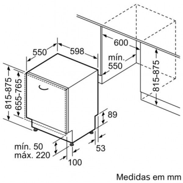 MÁQUINA DE LAVAR LOUÇA BOSCH - SMT6ECX21E MÁQUINA DE LAVAR LOUÇA BOSCH - SMT6ECX21E