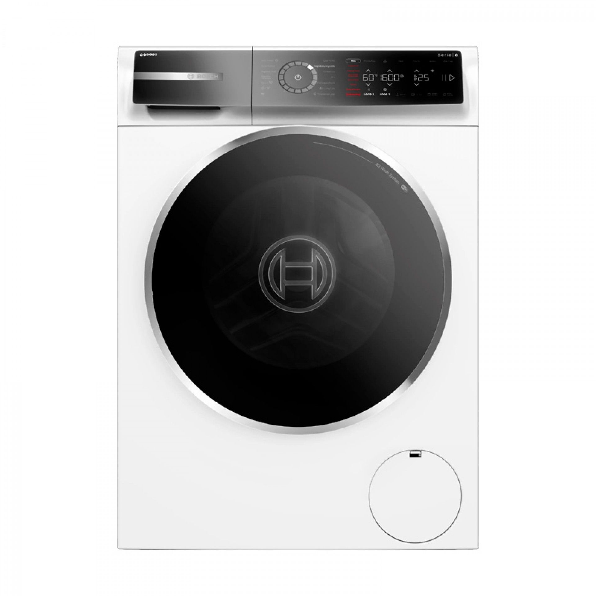 Bosch Serie 8 WGB266A1ES - Máquina de lavar de carga frontal 11 Kg i-DOS Vapor Classe A -20% Branca.