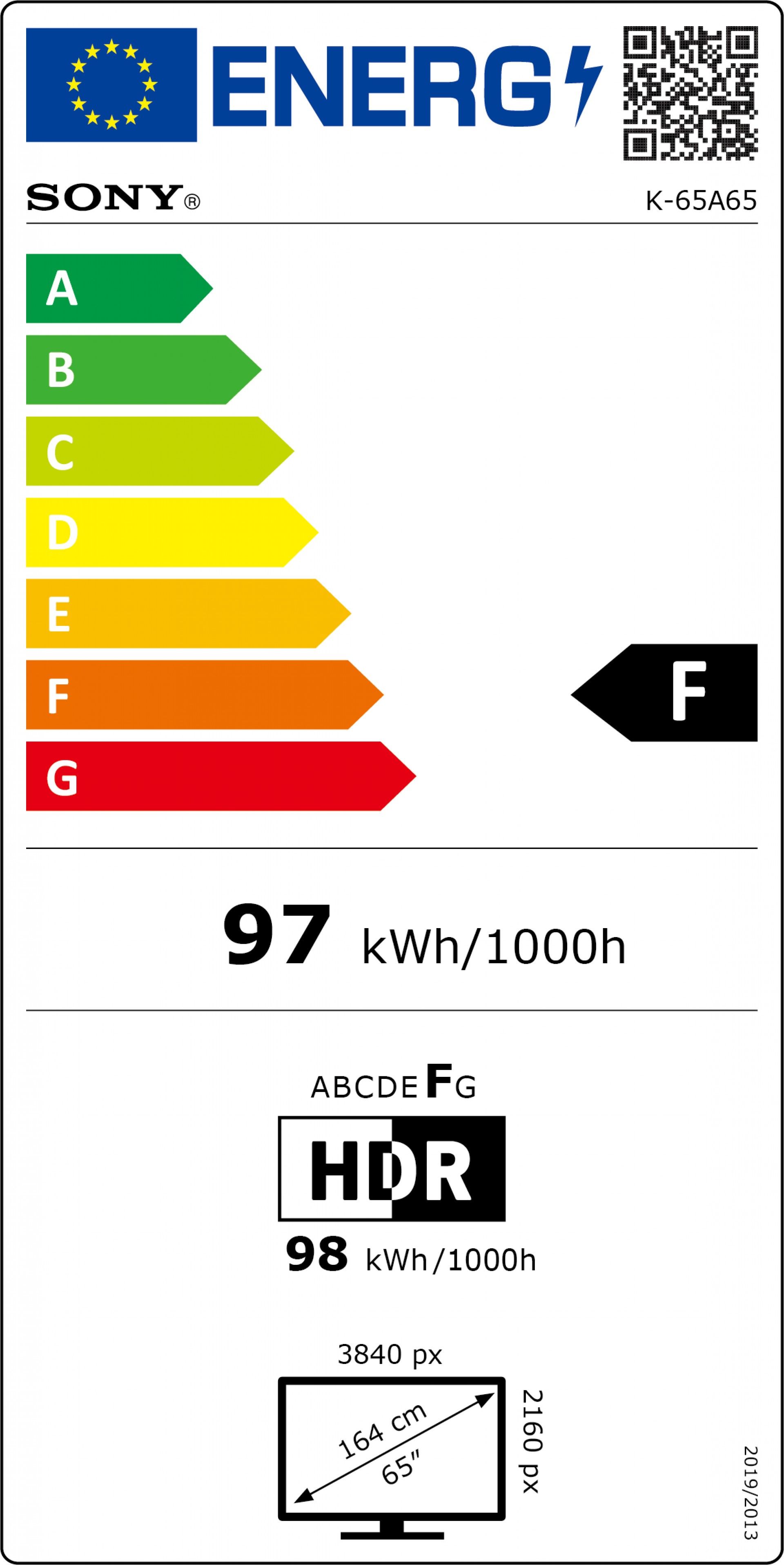 TV SONY BRAVIA 6 K-65A65 (OLED - 65