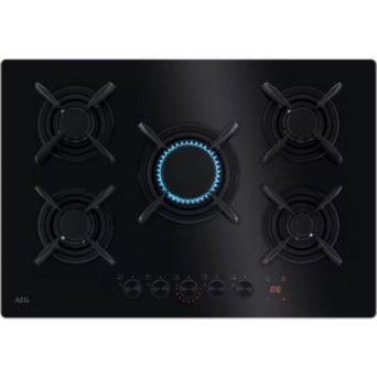 Placa G�s AEG HKB75453NB G�s 74cm Butano/Propano