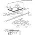 Placa G�s AEG HKB75453NB G�s 74cm Butano/Propano